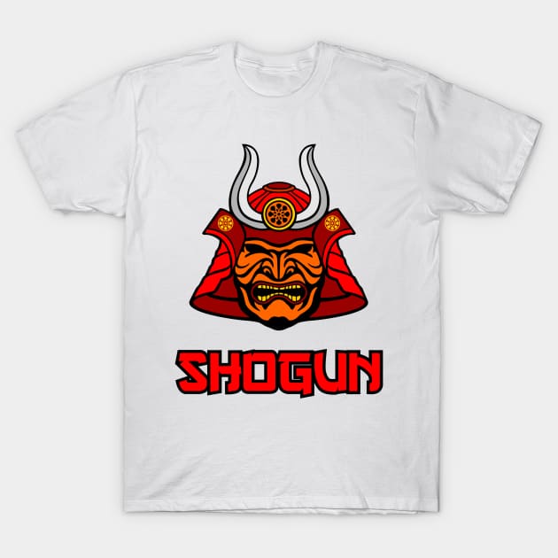 Shogun Warrior Mask T-Shirt by Korvus78